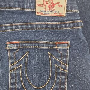 True Religion Women’s Jeans Size 28 Blue Denim Section Johnny Made in USA x34